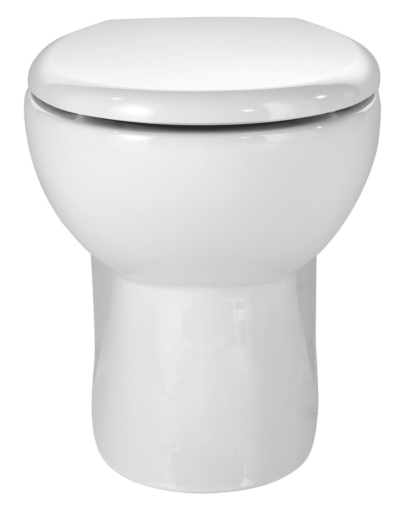 Cooke & Lewis Ardesio Gloss White Right-handed Vanity & toilet unit