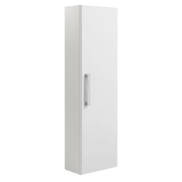Cooke & Lewis Ardesio Gloss White Tall Wall-mounted Cabinet (W)350mm (H)1200mm
