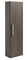 Cooke & Lewis Ardesio Tall Bodega grey Single Wall-mounted Cabinet (H)120cm (W)35cm