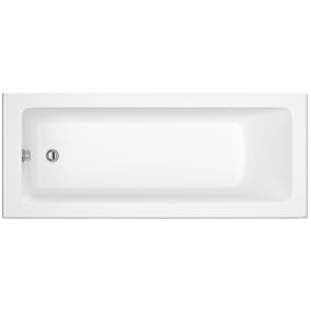 Cooke & Lewis Arezzo White Rectangular Straight Bath (L)170cm (W)75cm