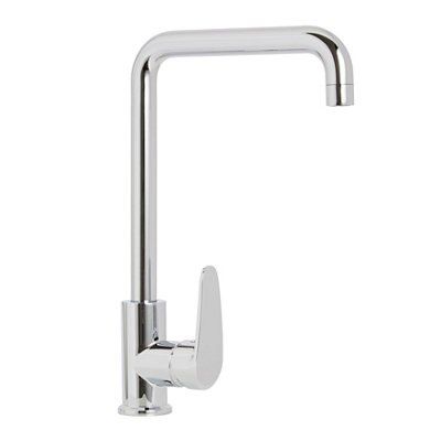 Cooke & Lewis Berloi Chrome effect Kitchen Monobloc Tap
