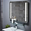 Cooke & Lewis Berrow Rectangular Wall-mounted Bathroom Illuminated Bathroom mirror (H)60cm (W)80cm