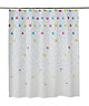 Cooke & Lewis Bhama Multicolour Star Shower curtain (W)180cm