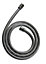 Cooke & Lewis Black & silver effect PVC Shower hose 1.75m