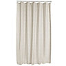 Cooke & Lewis Blanka Grey Textured Shower curtain (W)180cm