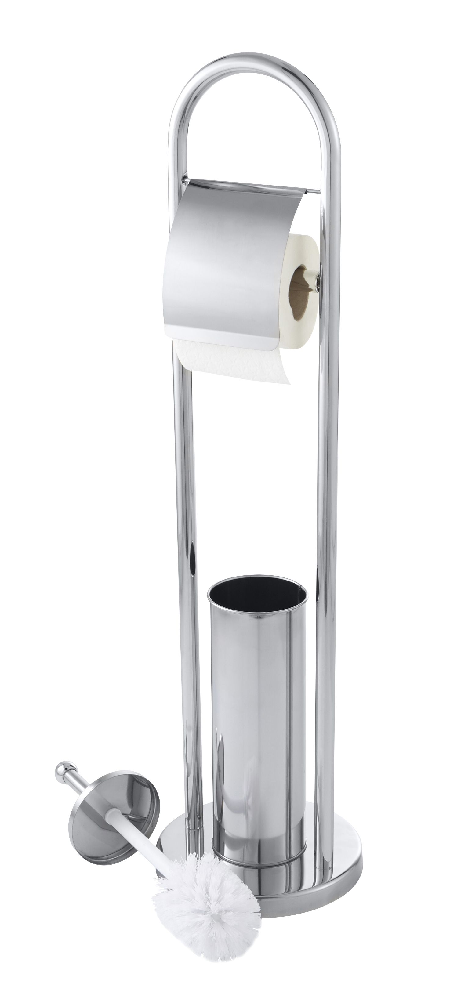 Cooke & Lewis Borgia Freestanding Toilet roll & brush holder