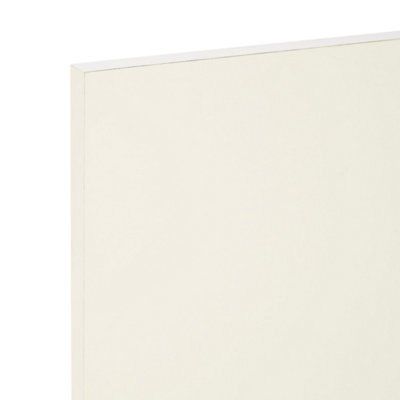 Cooke & Lewis Brookfield Textured Ivory Appliance & larder Base end panel (H)720mm (W)570mm