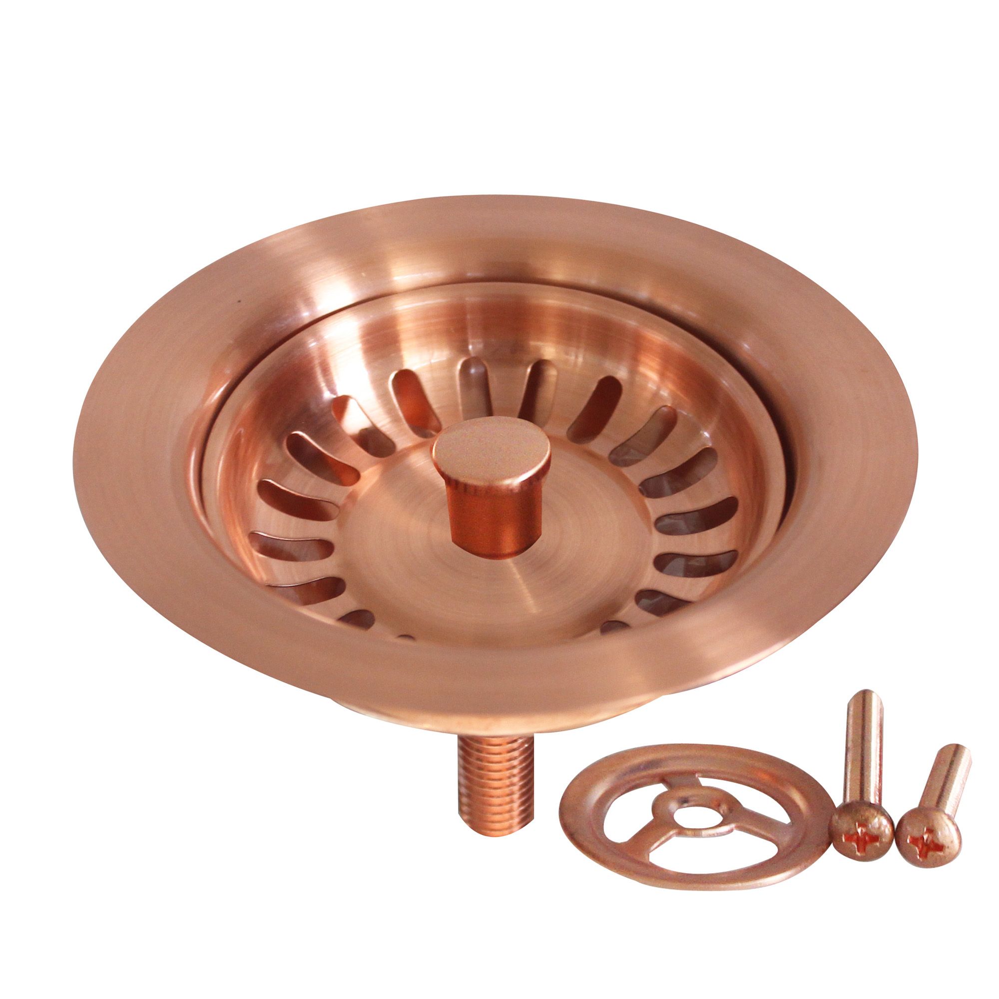 Cooke & Lewis Brushed Copper effect Stainless steel Replacement basket waste