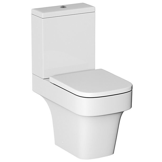 Cooke & Lewis Caldaro Contemporary Close-coupled Toilet With Soft Close ...