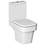 Cooke & Lewis Caldaro White Close-coupled Toilet with Soft close seat