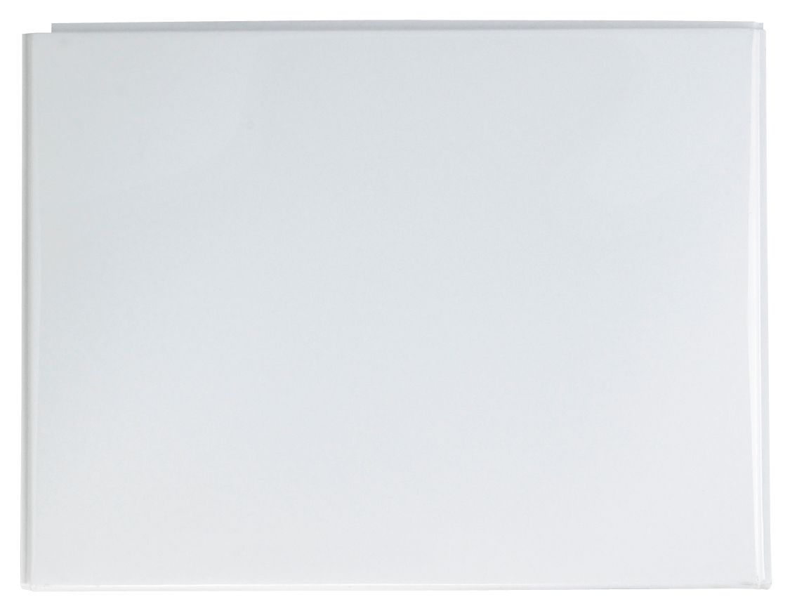 Cooke & Lewis Capulet White End Bath panel (H)51cm (W)75cm