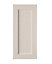 Cooke & Lewis Carisbrooke Cashmere Tall Cabinet door (W)400mm (H)895mm (T)20mm