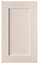 Cooke & Lewis Carisbrooke Cashmere Tall Cabinet door (W)450mm (H)895mm (T)20mm