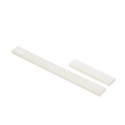 Cooke & Lewis Carisbrooke Ivory Ash effect Square Wall pilaster, (H)760mm (W)70mm