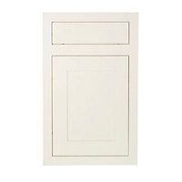 Cooke & Lewis Carisbrooke Ivory Cabinet door (W)450mm (H)715mm (T)22mm