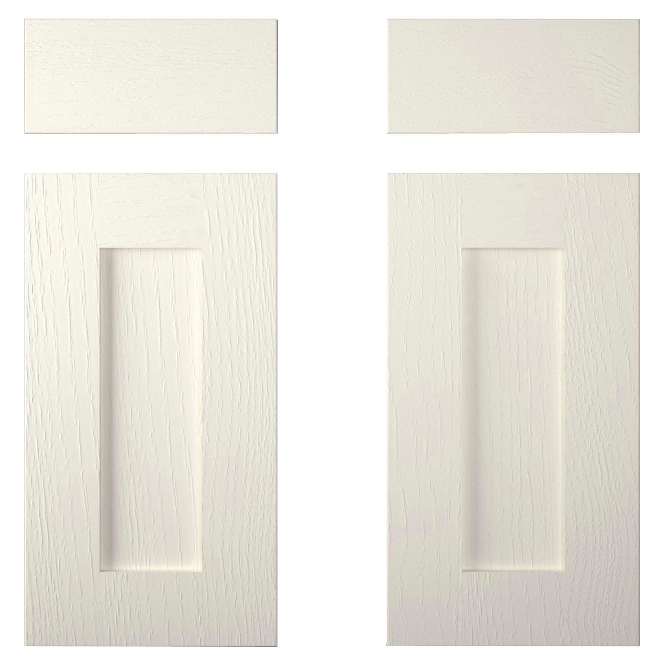 Cooke & Lewis Carisbrooke Ivory Cabinet door, (W)925mm | DIY at B&Q