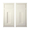 Cooke & Lewis Carisbrooke Ivory Door & drawer, (W)925mm (H)720mm (T)22mm