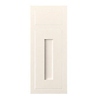 Cooke & Lewis Carisbrooke Ivory Drawerline door & drawer front, (W)300mm (H)720mm (T)22mm
