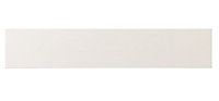 Cooke & Lewis Carisbrooke Ivory Framed Filler panel (H)115mm (W)600mm