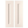 Cooke & Lewis Carisbrooke Ivory Framed Tall corner Cabinet door (W)250mm (H)895mm (T)20mm, Set of 2