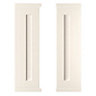 Cooke & Lewis Carisbrooke Ivory Framed Tall corner Cabinet door (W)300mm (H)900mm (T)22mm, Set of 2