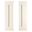 Cooke & Lewis Carisbrooke Ivory Framed Tall corner Cabinet door (W)300mm (H)900mm (T)22mm, Set of 2