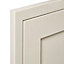 Cooke & Lewis Carisbrooke Ivory Framed Tall double oven housing Cabinet door (W)600mm (H)638mm (T)22mm