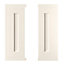 Cooke & Lewis Carisbrooke Ivory Framed Wall corner Cabinet door (W)300mm (H)720mm (T)22mm, Set of 2