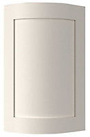 Cooke & Lewis Carisbrooke Ivory Tall wall external Cabinet door (H)895mm (T)21mm
