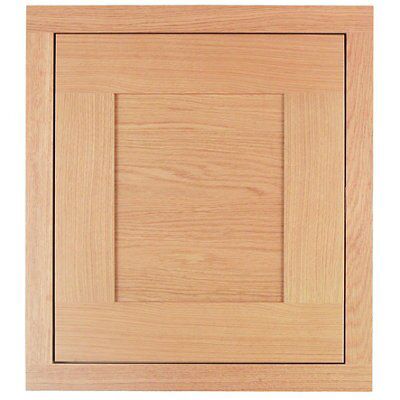 Cooke & Lewis Carisbrooke Oak Framed Cabinet door (W)500mm