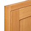 Cooke & Lewis Carisbrooke Oak Framed Integrated appliance Cabinet door (W)600mm (H)717mm (T)22mm