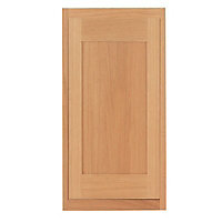 Cooke & Lewis Carisbrooke Oak Framed Standard Cabinet door (W)400mm (H)720mm (T)22mm