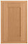 Cooke & Lewis Carisbrooke Oak Framed Standard Cabinet door (W)450mm (H)720mm (T)22mm