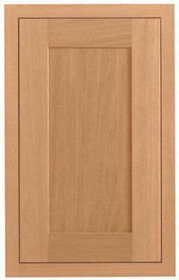 Cooke & Lewis Carisbrooke Oak Framed Standard Cabinet door (W)450mm (H ...