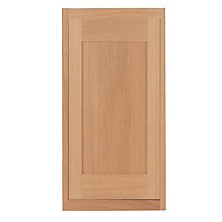Cooke & Lewis Carisbrooke Oak Framed Tall Cabinet door (W)400mm