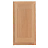 Cooke & Lewis Carisbrooke Oak Framed Tall Cabinet door (W)400mm