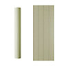 Cooke & Lewis Carisbrooke Taupe Ash effect Curved Wall pilaster, (H)937mm