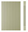 Cooke & Lewis Carisbrooke Taupe Ash effect Square Base pilaster, (H)900mm