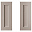 Cooke & Lewis Carisbrooke Taupe Base corner Cabinet door (W)925mm (H)720mm (T)21mm, Set of 2
