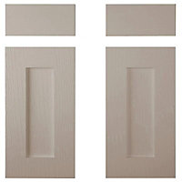 Cooke & Lewis Carisbrooke Taupe Door & drawer, (W)925mm (H)720mm (T)21mm