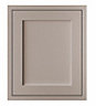 Cooke & Lewis Carisbrooke Taupe Framed Integrated appliance Cabinet door (W)600mm (H)717mm (T)22mm