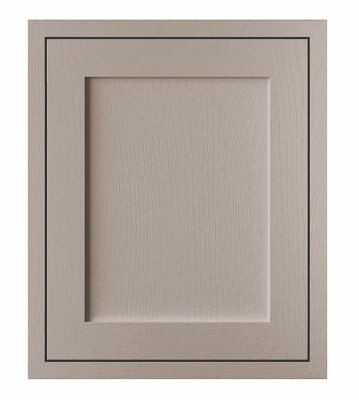 Cooke Lewis Carisbrooke Taupe Framed Integrated Appliance Cabinet Door W 600mm H 717mm T 22mm~03872949 02c Bq?$MOB PREV$&$width=768&$height=768