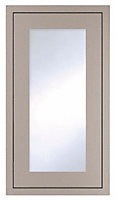 Cooke & Lewis Carisbrooke Taupe Framed Tall Cabinet door (W)500mm (H)900mm (T)22mm
