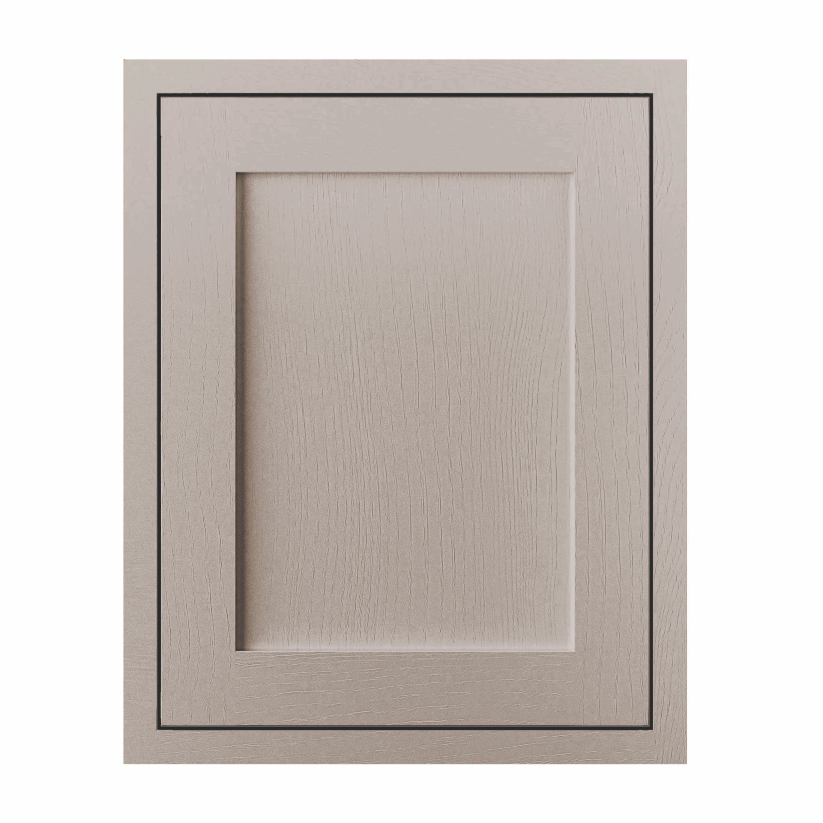 Cooke & Lewis Carisbrooke Taupe Framed Tall double oven housing door (W)600mm DIY at B&Q