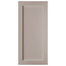 Cooke & Lewis Carisbrooke Taupe Fridge/Freezer Cabinet door (W)600mm (H)1197mm (T)21mm