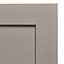 Cooke & Lewis Carisbrooke Taupe Fridge/Freezer Cabinet door (W)600mm (H)1197mm (T)21mm