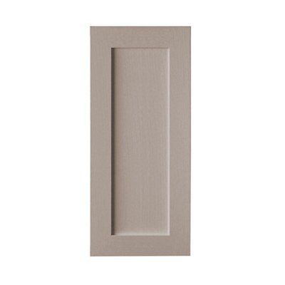 Cooke & Lewis Carisbrooke Taupe Tall Cabinet door (W)400mm (H)895mm (T)21mm