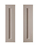 Cooke & Lewis Carisbrooke Taupe Tall corner Cabinet door (W)250mm (H)895mm (T)21mm, Set of 2