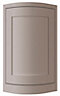 Cooke & Lewis Carisbrooke Taupe Tall wall external Cabinet door (H)895mm (T)21mm