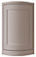 Cooke & Lewis Carisbrooke Taupe Tall wall external Cabinet door (H)895mm (T)21mm